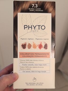 PHYTO Paris Permanent Hair Color 7.3 Golden Blonde